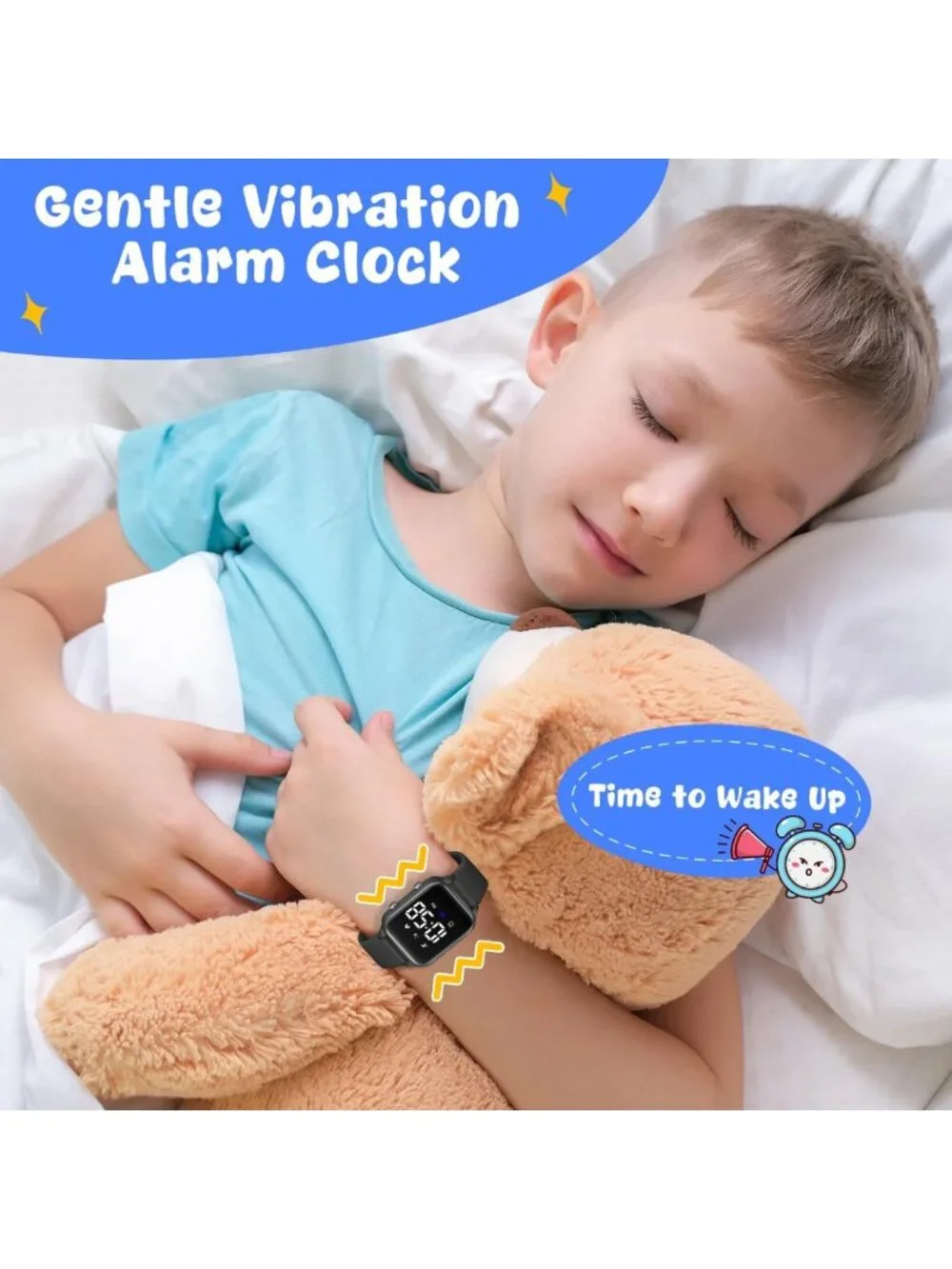 Waterproof Kids Digital Sports Watch with Fitness Tracker, Pedometer & Alarm
